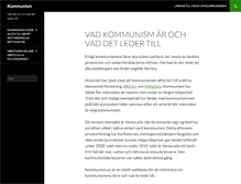 Tablet Screenshot of kommunism.eu